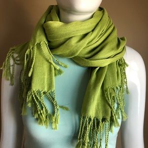 Lime Green Scarf